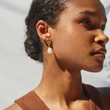 Knotted Pearl Earring