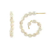 Pearl Swirl Hoop