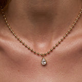 Beaded Pear Necklace