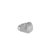Signet Pave Ring | Silver
