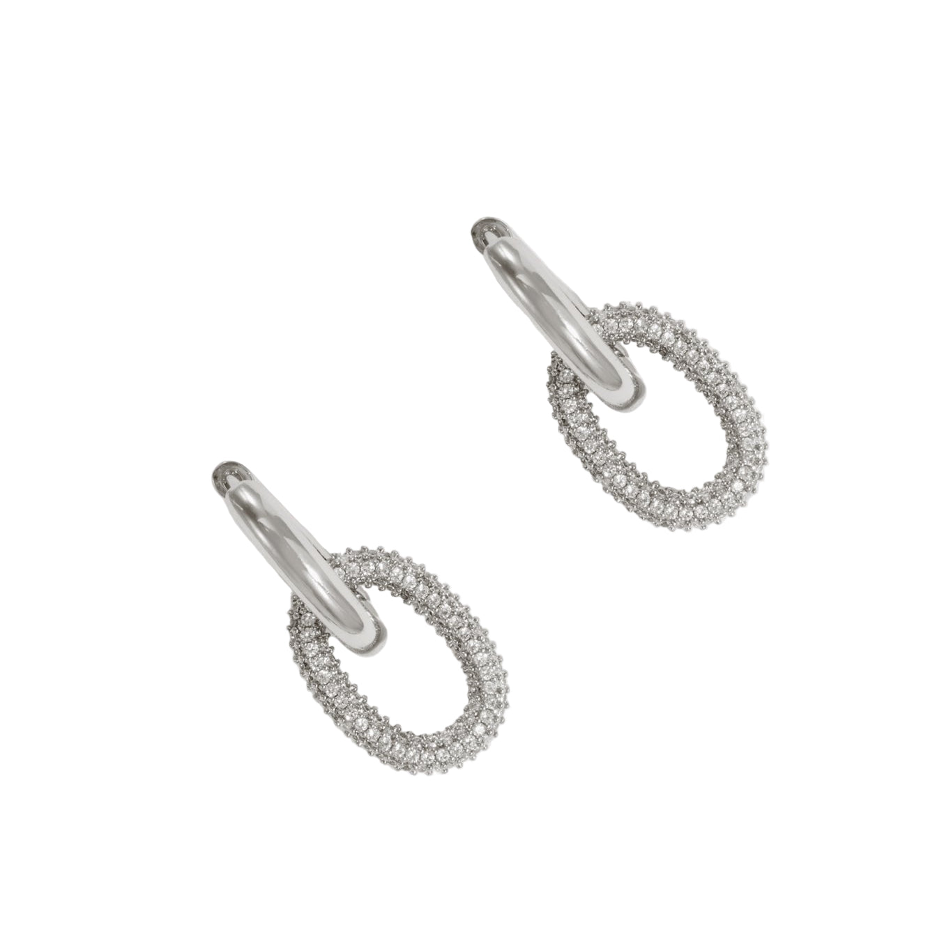 Oval Link Hoop