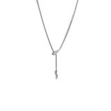 CZ Lariat Necklace