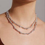 Nugget Necklace | Silver