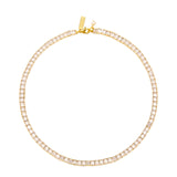Square Tennis Necklace