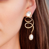 Golden Twist Earring