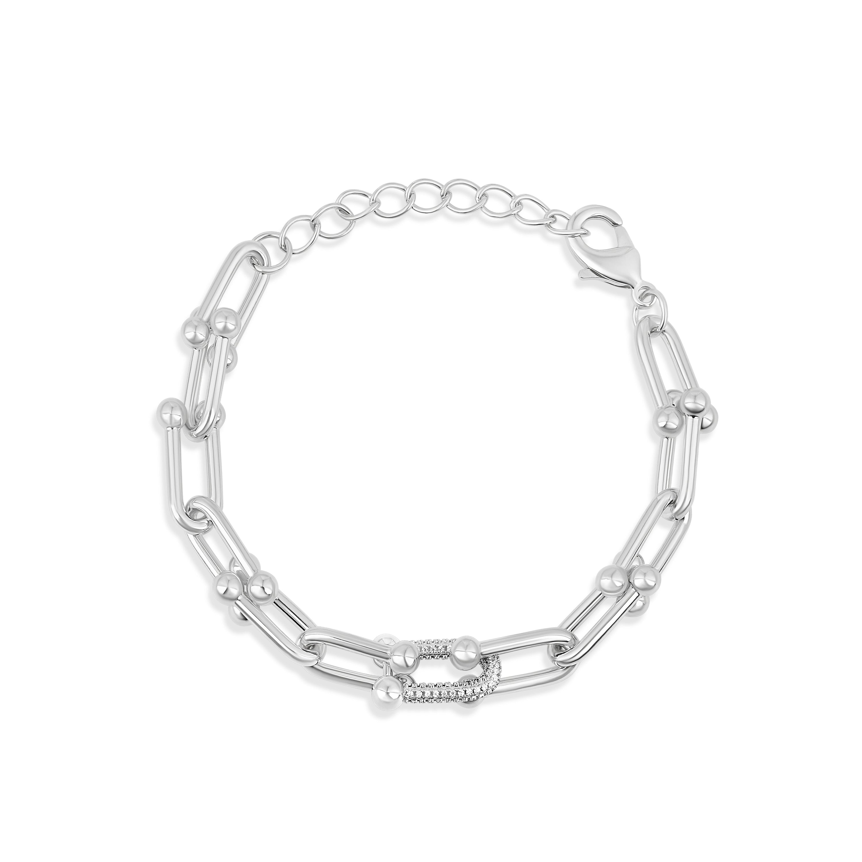 U Link Pave Bracelet