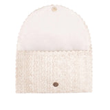 Coco Shell Clutch | White