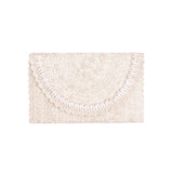 Coco Shell Clutch | White