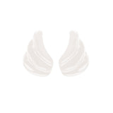 Winged Stud | White